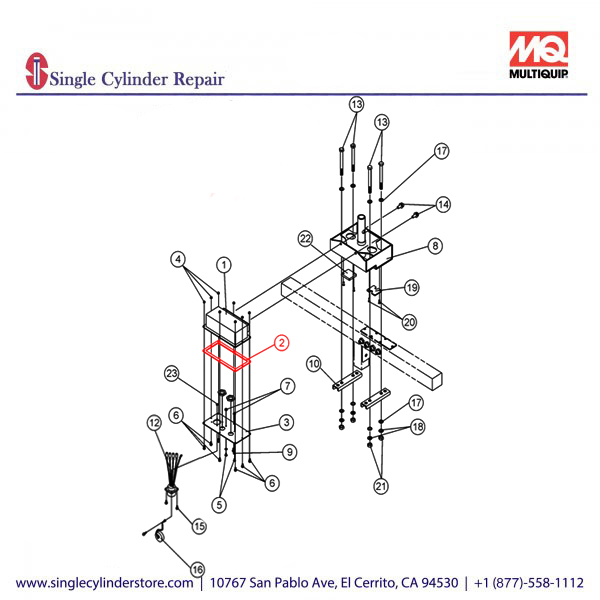 Multiquip A300282800 RUBBER CAP