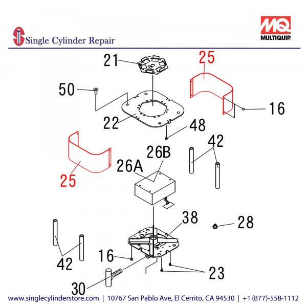 Multiquip A300291200 COVER PLATE