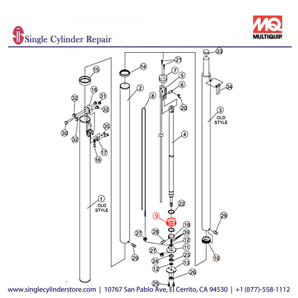 Multiquip A400031801 BLIND PLUG 2