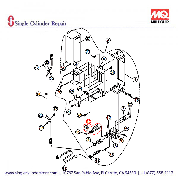 Multiquip A400037500 SWITCH ASSY