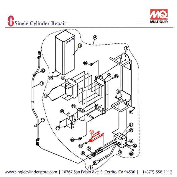 Multiquip A400037502 SWITCH ASSY