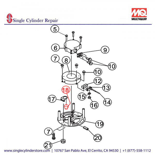 Multiquip A400038600 BRACKET (BUZZER)