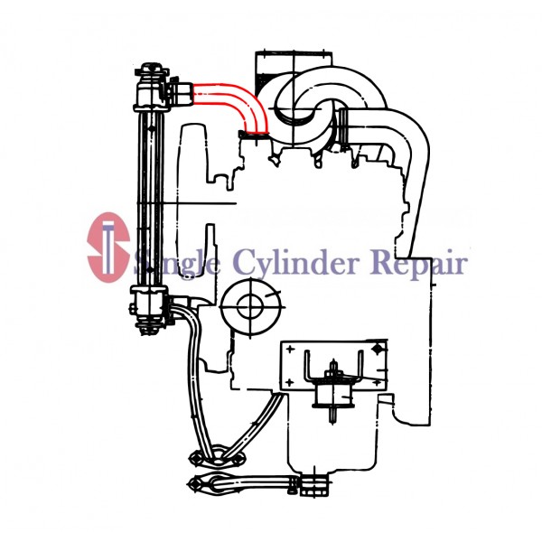 Multiquip Radiator Hose Da7000Ssa | A6311500004