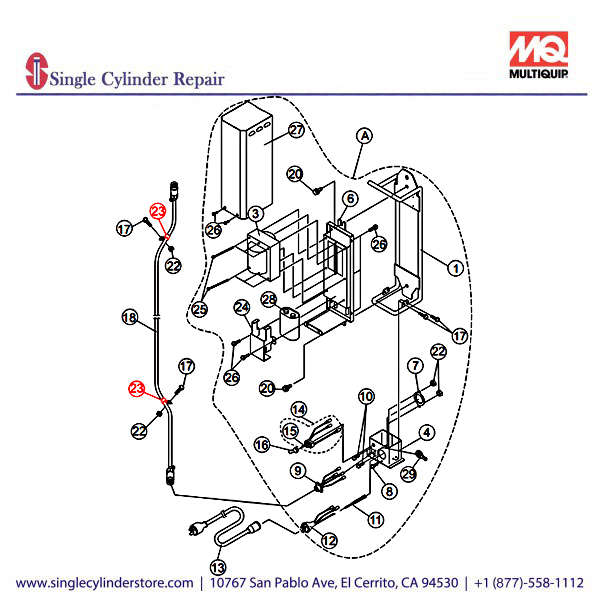 Multiquip A400034100 CLAMP