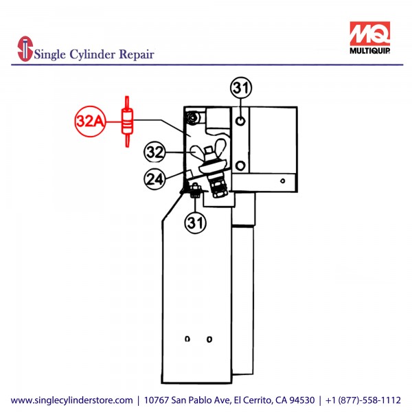 Multiquip D0266600004 Resistor GAW-135H