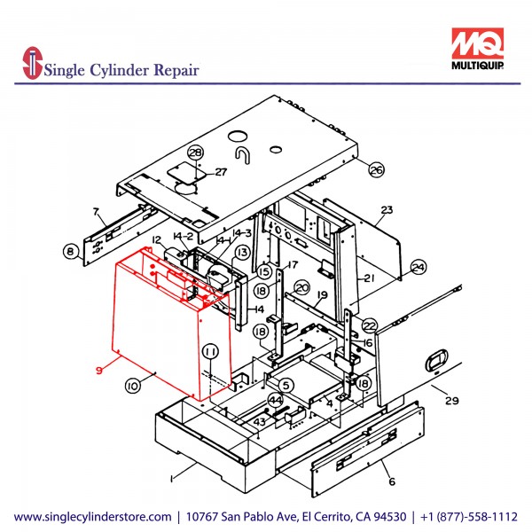 Multiquip D2425000012B Frame SDW-225SS