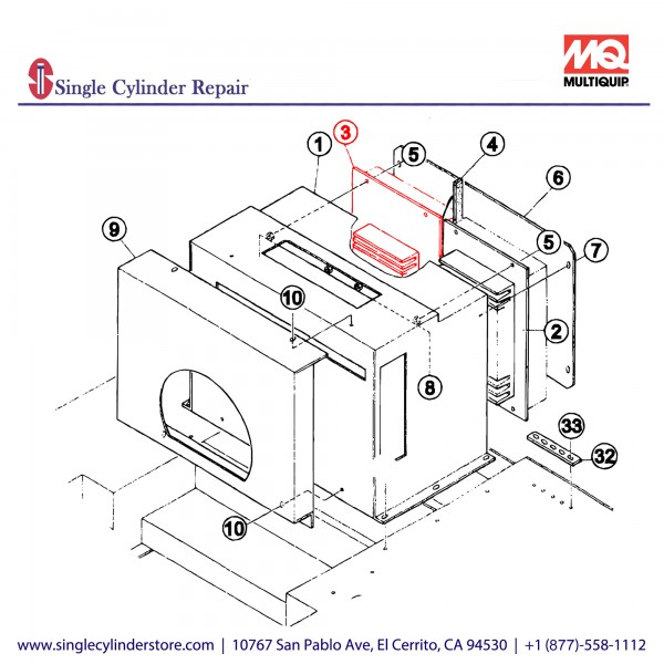 Multiquip Control Unit Ac Ca-41 Daw500S,500Sa | D9925800184