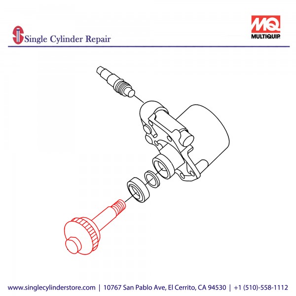 Multiquip Gear & Shaft SB-4 DM1333