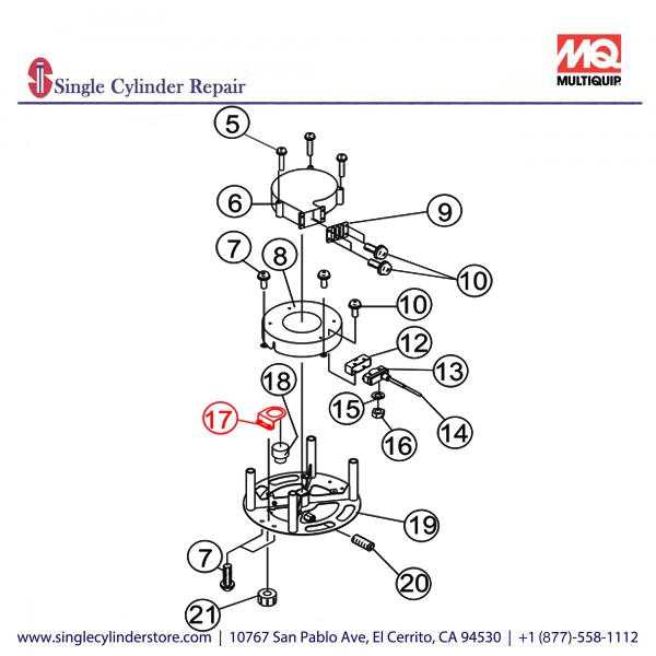 Multiquip E000010500 BUZZER