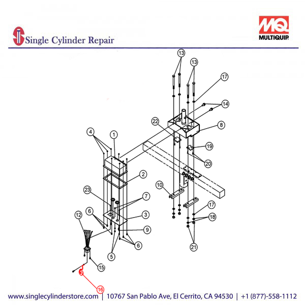 Multiquip E000128500 CAP