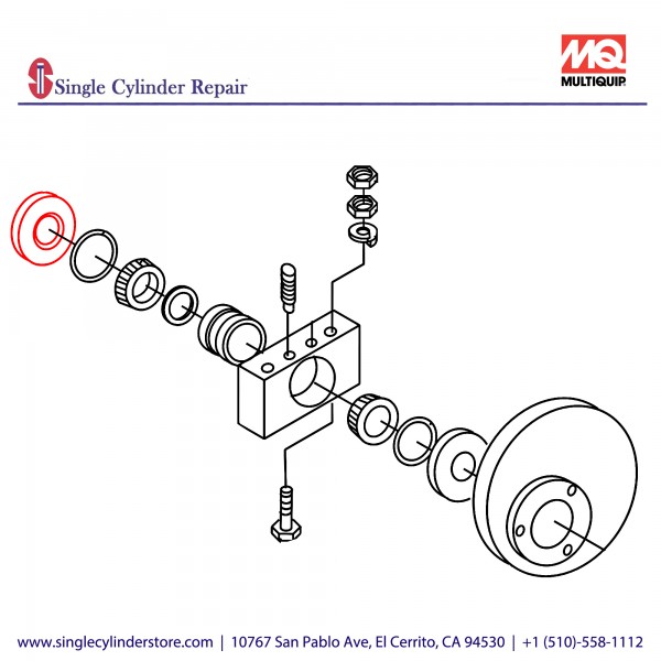 Multiquip SPACER INBOARD C30HD EM14322