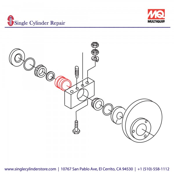 Multiquip CUP BEARING C30HD EM14324