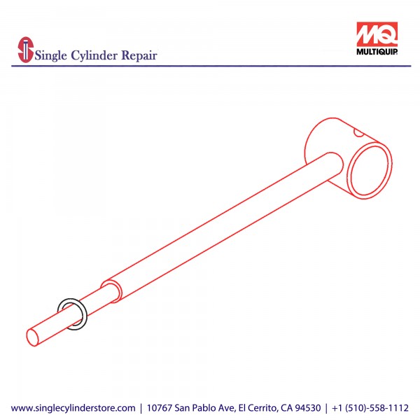 Multiquip EM14808 Piston Rod Assembly C30HD, MG