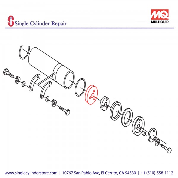 Multiquip OILER PLATE ST30,60 EM16461