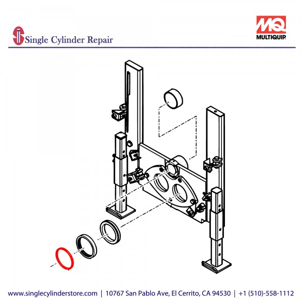 Multiquip STEEL RING ST30,60 EM168162