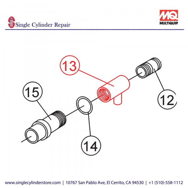 Multiquip GUN BODY EM23803