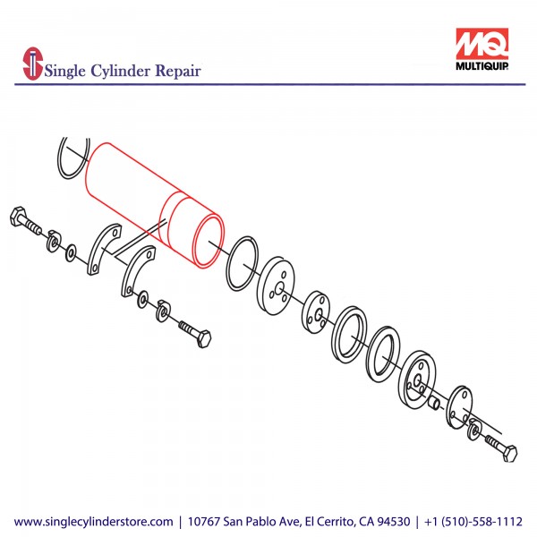 Multiquip CYLINDER CONCRETE ST60 EM25801