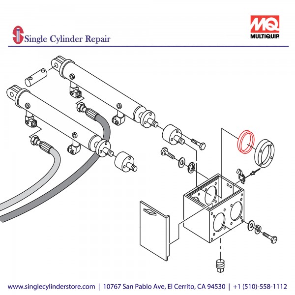 Multiquip SEAL LUBE BOX 3" CYL EM274351