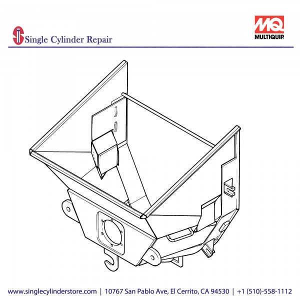 Multiquip HOPPER ASSEMBLY EM517753