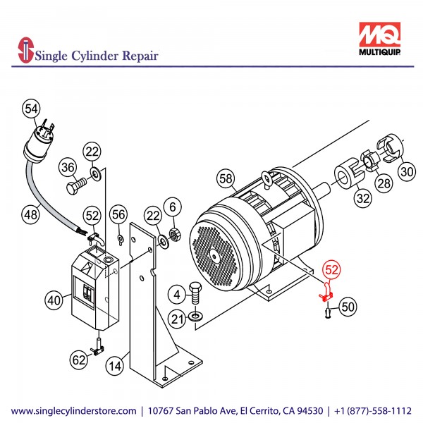 Multiquip EM940162 Conduit Connector