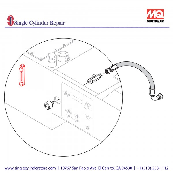 Multiquip Sight Gauge LST45/55/70 EM98188