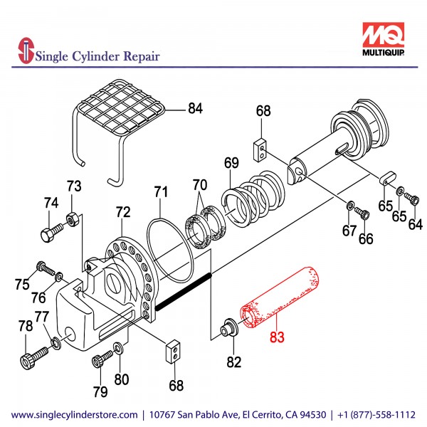 Multiquip H9T43899N1 Sack Oil Leverer HBC-16DI,19