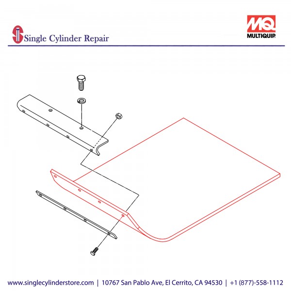 Multiquip PADUPA88 Pad Urethane,MVC-88