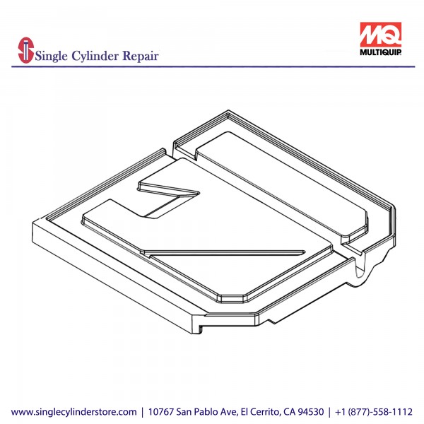 Multiquip TP100102 Side Extension Table TP24