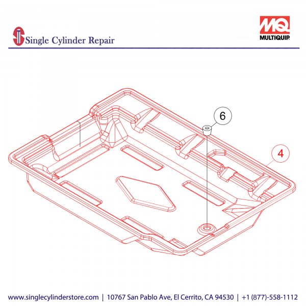 Multiquip TP100143 Water Tray TP24 