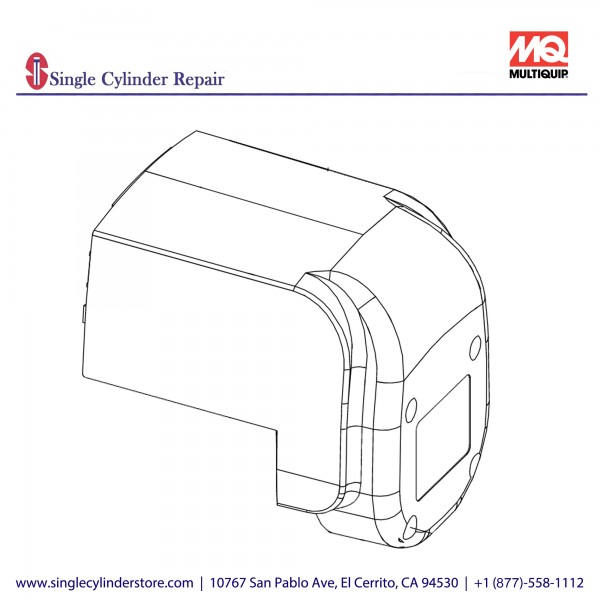 Multiquip TP100150 Motor Cover