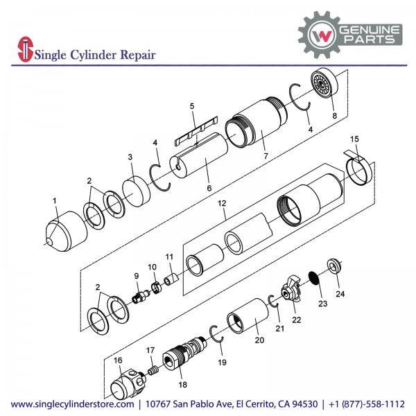 Wacker 5000069355 VALVE-ISOLATING