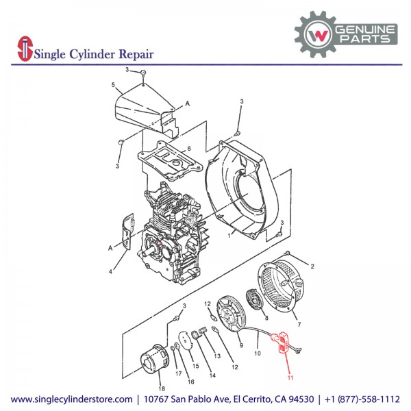 Wacker 5000071366 HANDLE-STARTER ROPE