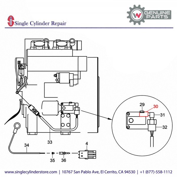 Wacker 5000083000 SWITCH BLOCK