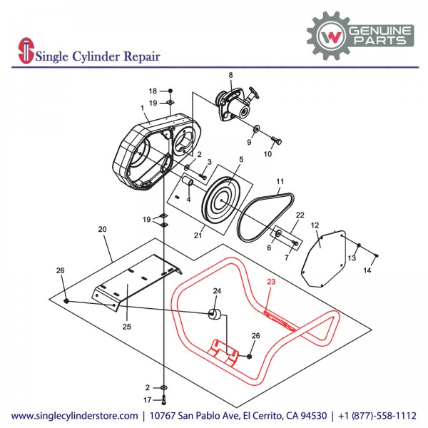 Wacker 5000085959 FRAME POWER UNIT