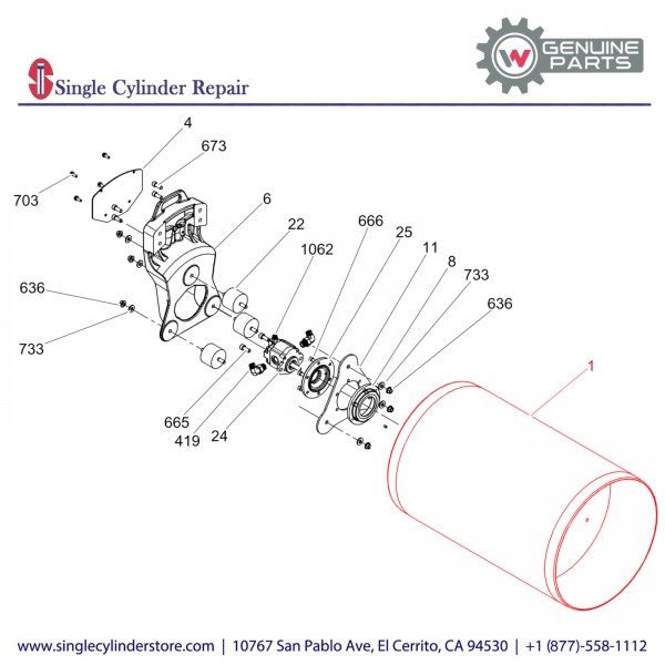 Wacker 5000111133 Drum