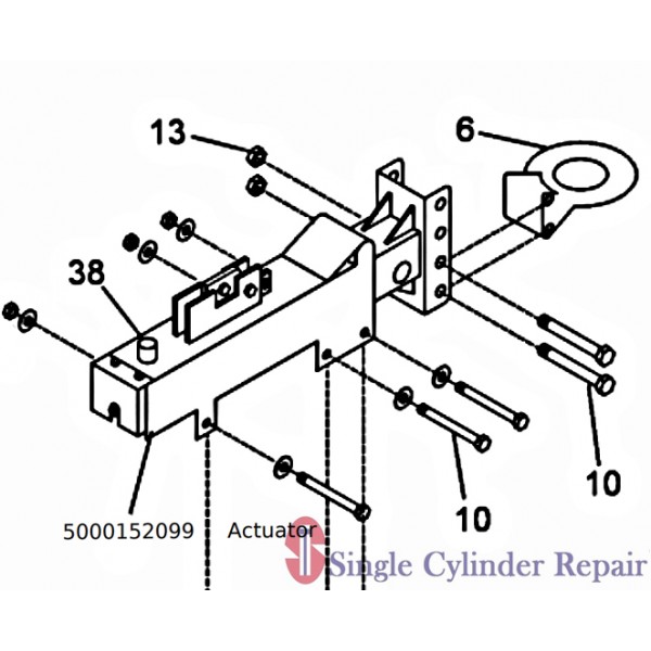 Wacker 5000152099 Actuator