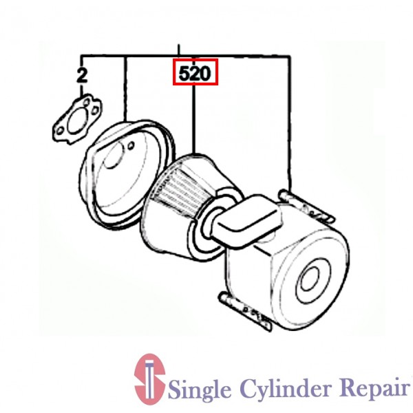 Wacker 5000158362 ELEMENT-AIR CLEANER