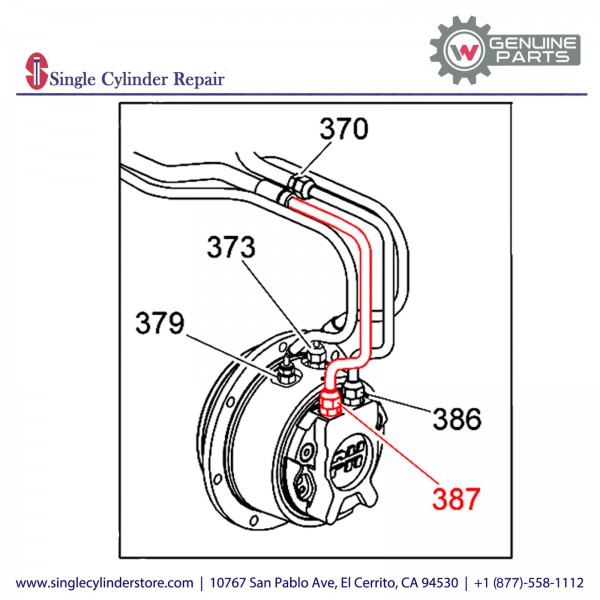 Wacker 5000173033 Steel hose