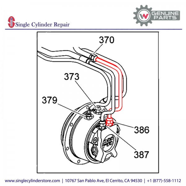 Wacker 5000173034 Steel hose