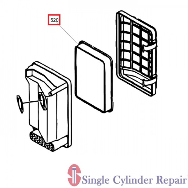 Wacker 5000214850 Air cleaner element 