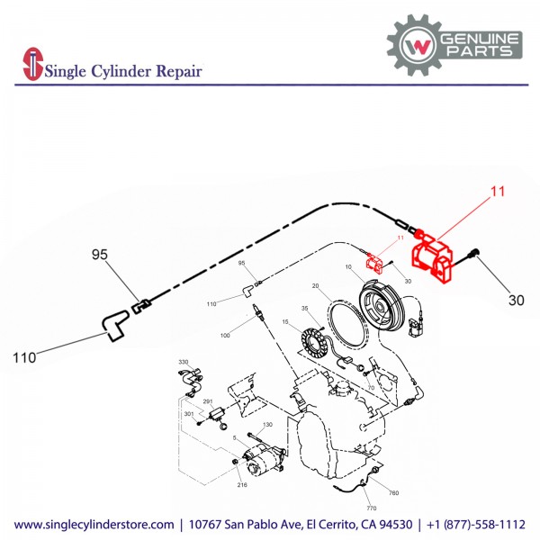 Wacker 5000215239 Ignition coil