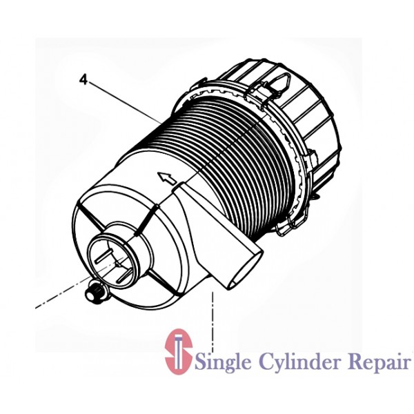 Wacker 5100005726 Air Cleaner 