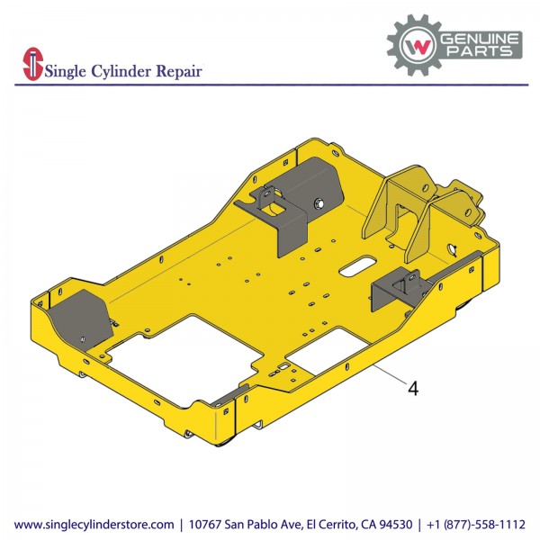 Wacker 5100030304 Upper frame