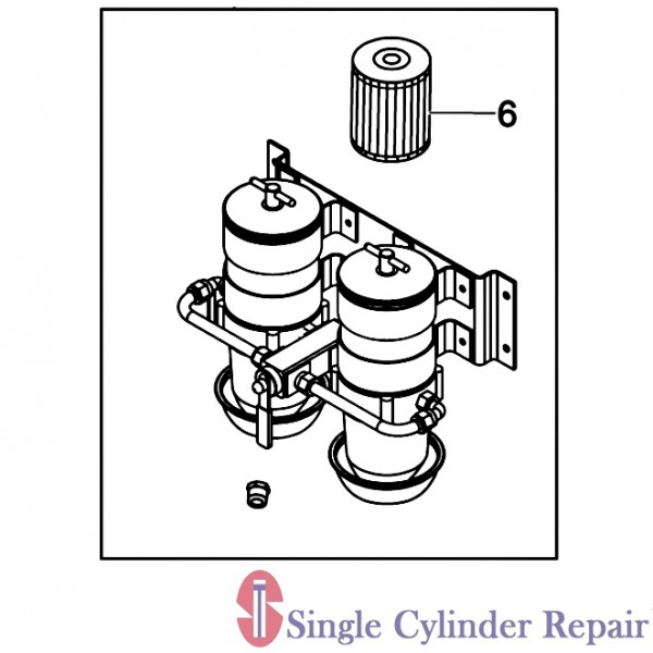 Wacker Water separator assembly 5100030821