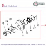 Wacker 5000030832 Centrifugal Clutch w/ .75 Bore