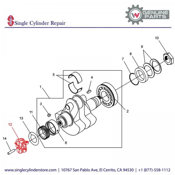 Wacker 5000037201 GOVERNOR-2500 RPM