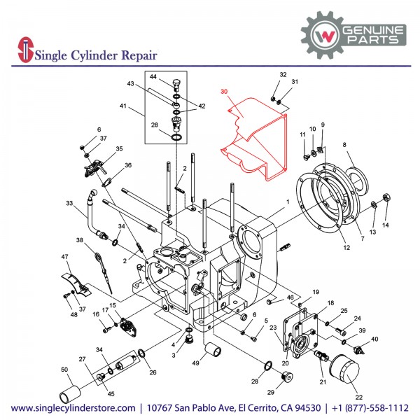 Wacker 5000037238 BAFFLE