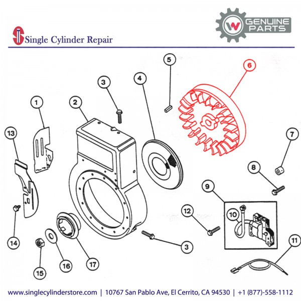 Wacker 5000039320 FLYWHEEL