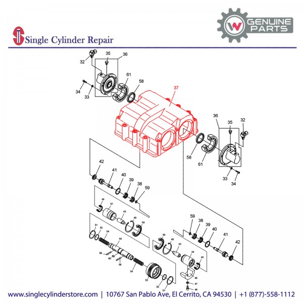 Wacker 5000043714 Housing Exciter