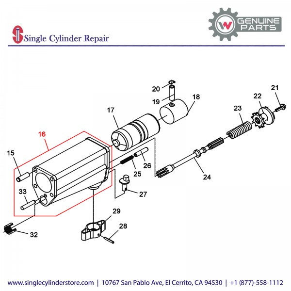 Wacker 5000046173 HOUSING